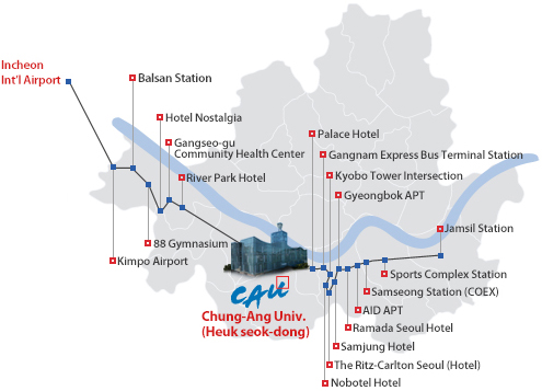 CAU Location Map